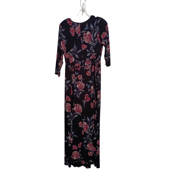 Isabel Maternity -  Floral Black Maxi Dress Size Small - Picture 3 of 5